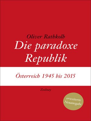 cover image of Die paradoxe Republik
